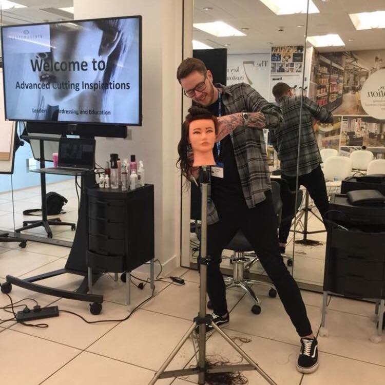 Hairdressing apprentices in North East England