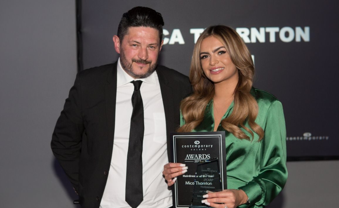 Mica thornton hairdresser of the year