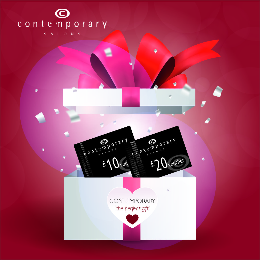 Christmas Gift Cards at Contemporary Salons